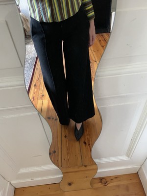 BCBG Black Wool Wide Legged Trousers- Size 4 US/ 36 EUR