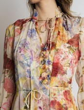 NWT Zimmermann wonderland tubular midi dress Size AU2