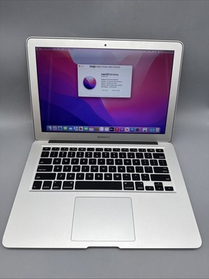 Apple MacBook Air A1466 2015 Dual Core i5 1.6GHz 8GB RAM 256GB SSD-Batt Cycle 97