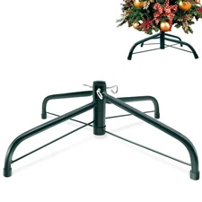 Replacement Christmas Tree Stand, Folding Xmas Tree Stand for 3-6 Feet Artifi...