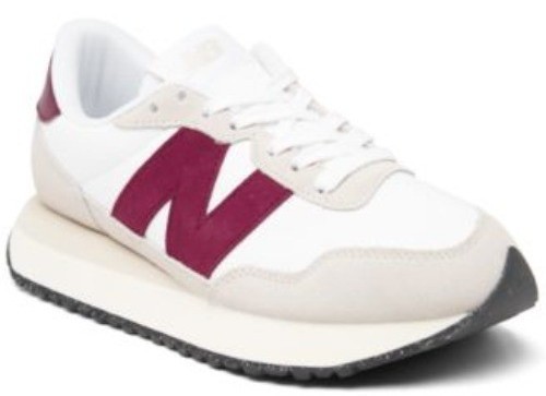 New Balance Unisex 237 WS237BW White Running Shoes Sneakers 