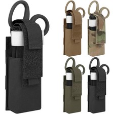 Tactical MOLLE Pouch for Tourniquet  Medical Pouch Loop Strap Trauma Shear Slot