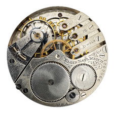Antique 16s 1903 Elgin 15j Mechanical Open Face Pocket Watch Movement 247 USA