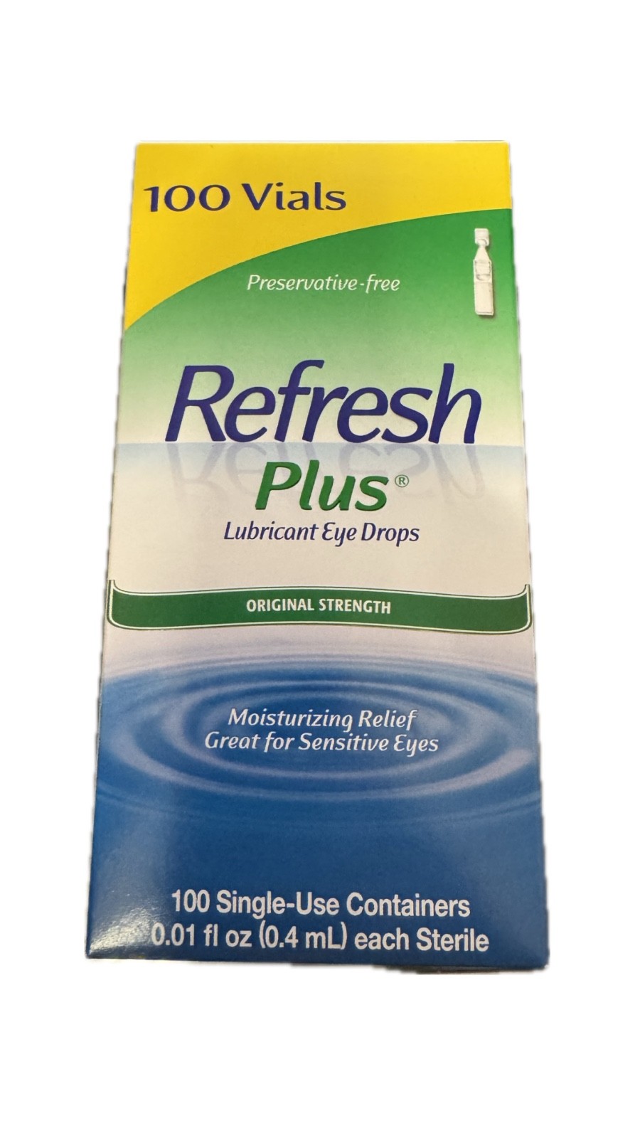 Refresh Plus Preservative-Free Lubricant Eye Drops, 100 Sing