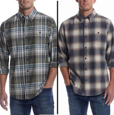 flannel button down shirt men Weatherproof