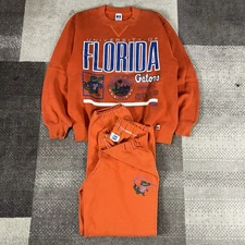 Vintage Russell Athletic V Stitch University Florida Gators Sweatsuits Mens M