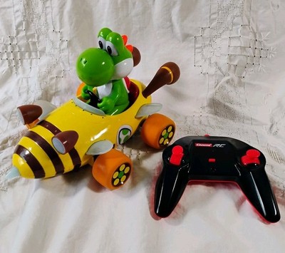 Carrera RC Mario Kart Yoshi Bumble V Remote Control Car With Remote Works Tested