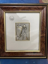 Quadro Emyl Sere' Lamina d' argento puro e riporti in oro 24kt opera ORIGINALE