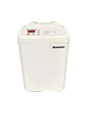 Breadman TR-440 Automatic Bread Maker 1.5 lb Loaf Tested w/ Pan Paddle