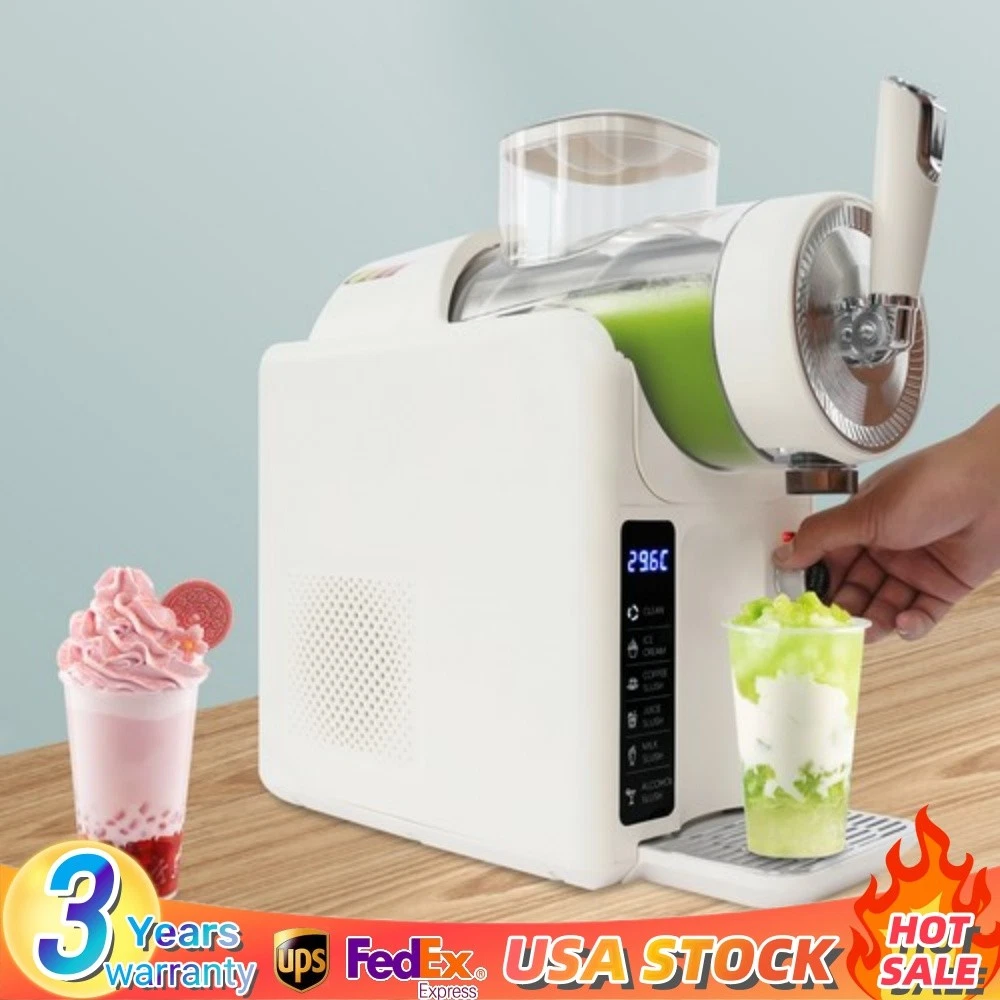 Slushie Machine for Home No Ice Needed, 60.9oz Frozen Drink Maker Self-Cleaning