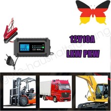 Auto KFZ Intelligentes Batterieladegerät 12V 10A Batterie Ladegerät PKW Akku AGM