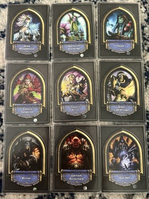Blizzcon 2014 - Hearthstone Hero Class Set of 9 Card - Warcraft, Blizzard