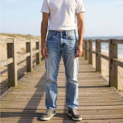 Baileys PT Black Straight 32x30 Denim Jeans with Flaw - Image 1 of 4