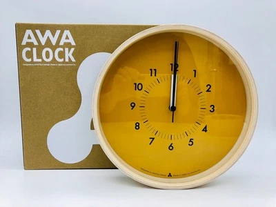 Lemnos SOSO Wall Clock Japan Orange AWA13-06 OR - Image 1 of 2