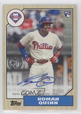 2017 Topps 1987 Rookie and All-Star Edition Auto Roman Quinn #1987A-RQ Auto 3nc