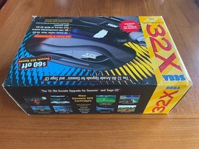 Sega 32X Genesis Console Boxed With Cables Works Great Excellent Condition
