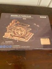 New ROKR Marble Parkour Marble Run LG501 Wood Robotime SEALED