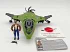 1989 Mudfighter & Dogfight w/ File Card Complete GI Joe Vehicle & Figure