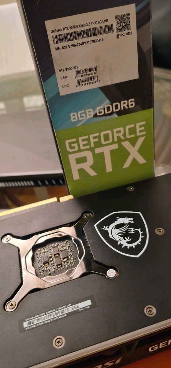 MSI GeForce RTX 3070 GAMING Z TRIO 8GB GDDR6 256-Bit - Excellent