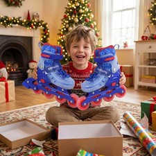 Kids Inline Skates for Boys Girls,Perfect Skating Gift for Indoor  Outdoor