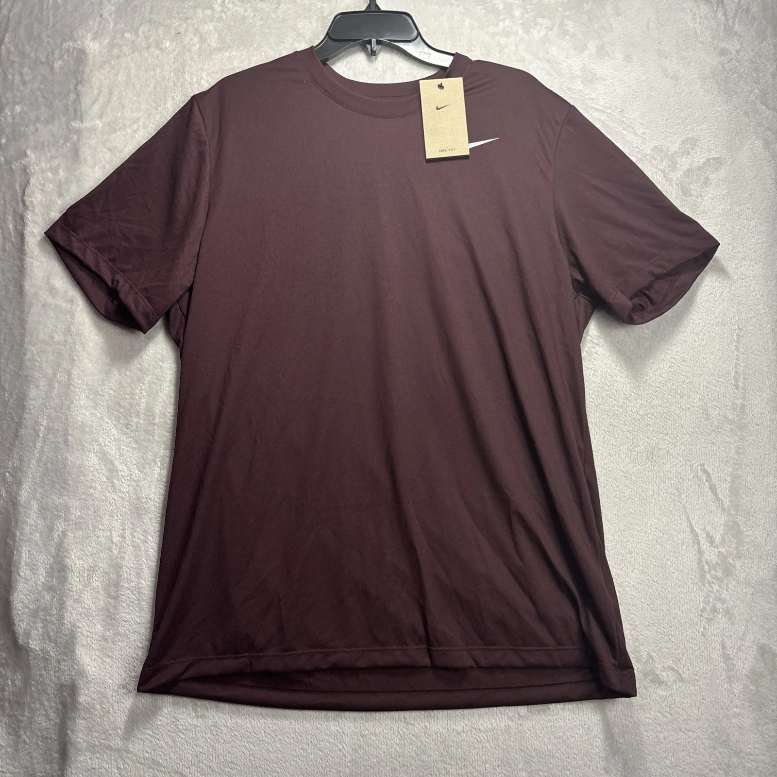 NWT Nike Dri-Fit Maroon XL Fitness Top Style Training Shirt