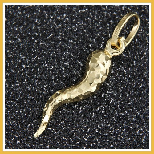 Lucchetta Gold Chili Anhänger - 14k Gelbgold, Italienisches