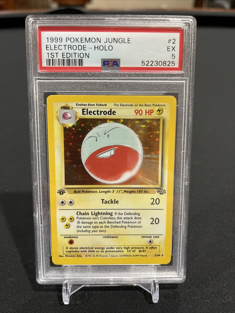 1999 Pokemon Jungle #2 Electrode Holo 1st Edition PSA 5 Invest 📈💰💸