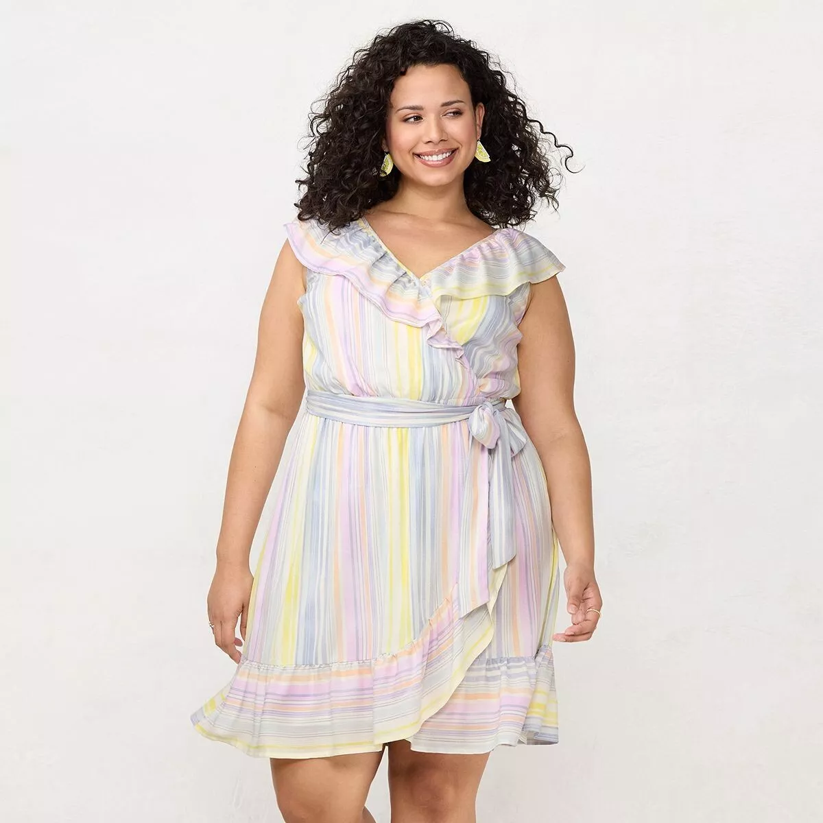 Lauren conrad top wrap dress