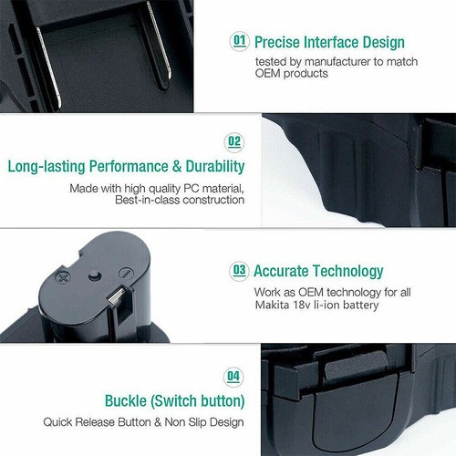 Adapter For Makita 18V Li-ion Battery Convert to 18V Ni Cordless Battery Tools - Picture 6 of 12