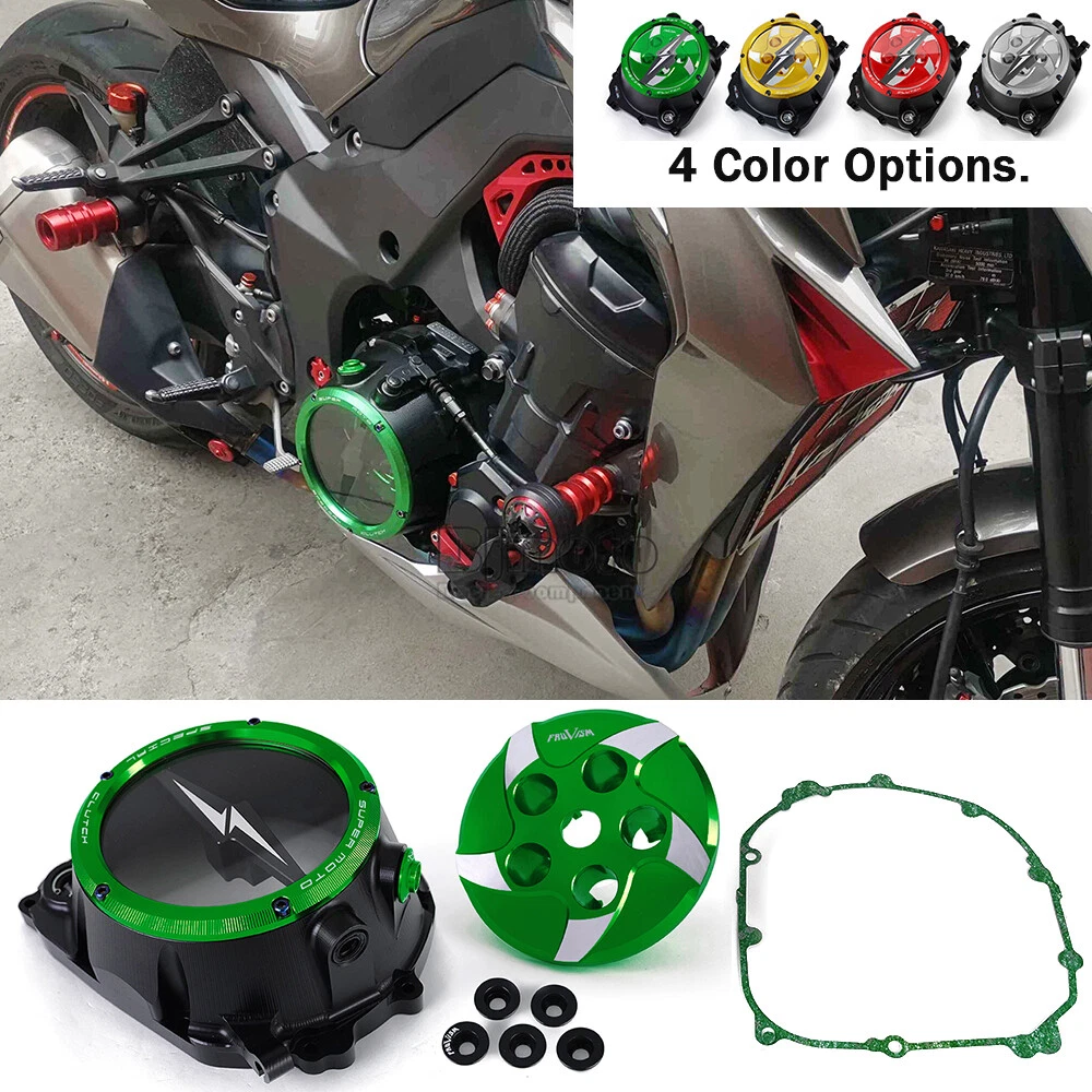 CNC Clear Clutch Cover Spring Pressure Plate For Kawasaki Z1000