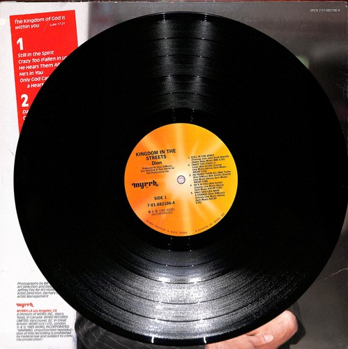 LP Dion – Kingdom In The Streets SPCN 7-01-682106-4 US 1985 CHRISTIAN ROCK - Imagen 3 de 4