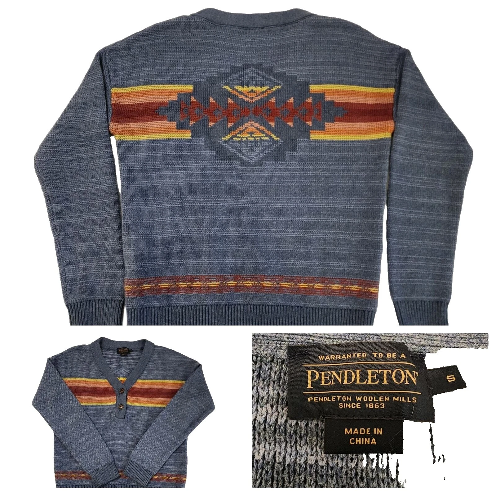 Suéteres Pendleton Henley para hombres