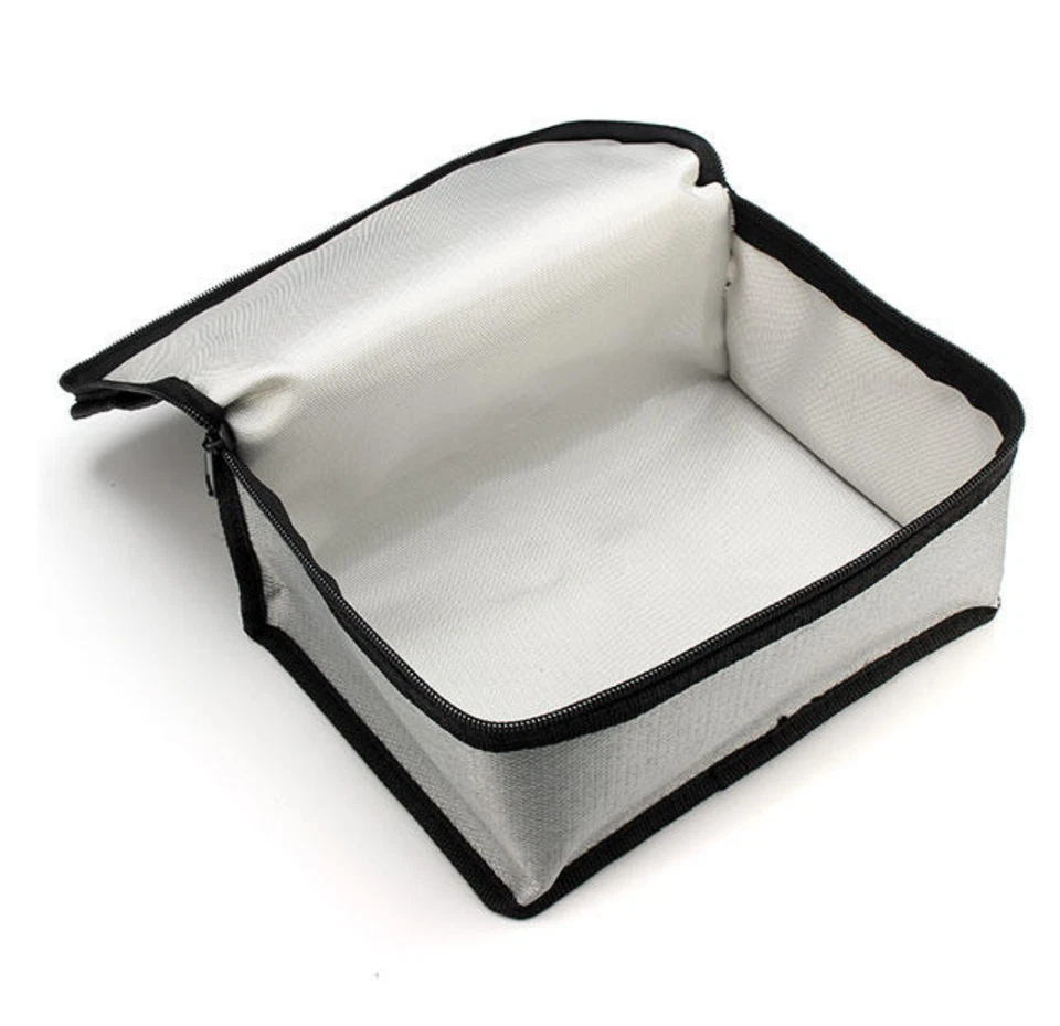 ✅ 2 Stück Feuerfeste Lipo Akku Tasche Safe Bag Akkutasche Lipotasche Ladetasche - Bild 2 von 4