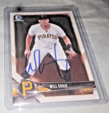 2018 Bowman Chrome Prospects WILL CRAIG BCP146 AUTO