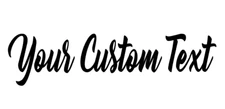 YOUR TEXT Vinyl Decal Sticker Car Window Bumper CUSTOM Personalized Lettering