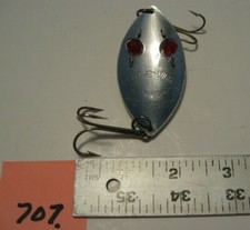 #707) ORIGINAL Pat. No.184739 Red Eye Wiggler Hofschneider Lure Vintage USA made