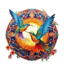 Holzpuzzle Hummingbirds Kolibri 200  Teile *neu* Weltbild 