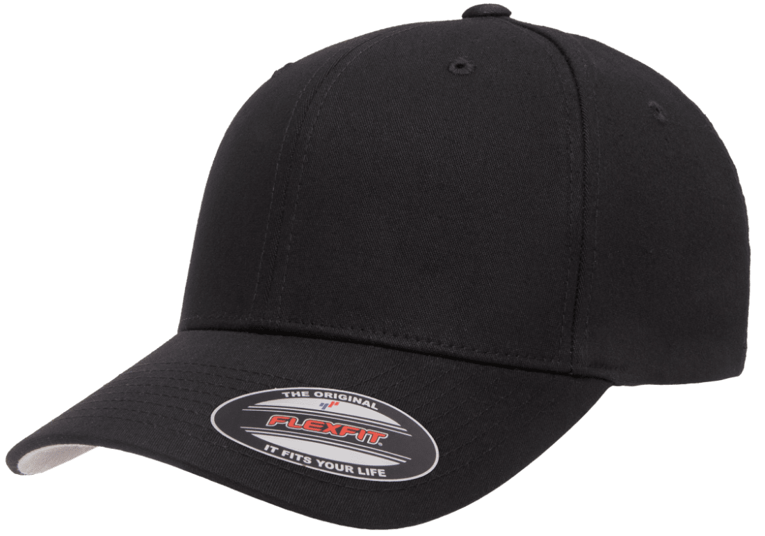 Flexfit Cotton Twill Fitted Cap 6 Panel S/M Or L/XL New Blank Caps