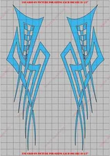 TRB5004P Tribal Racing RC Body Vinyl Paint Mask/ Stencil Kit