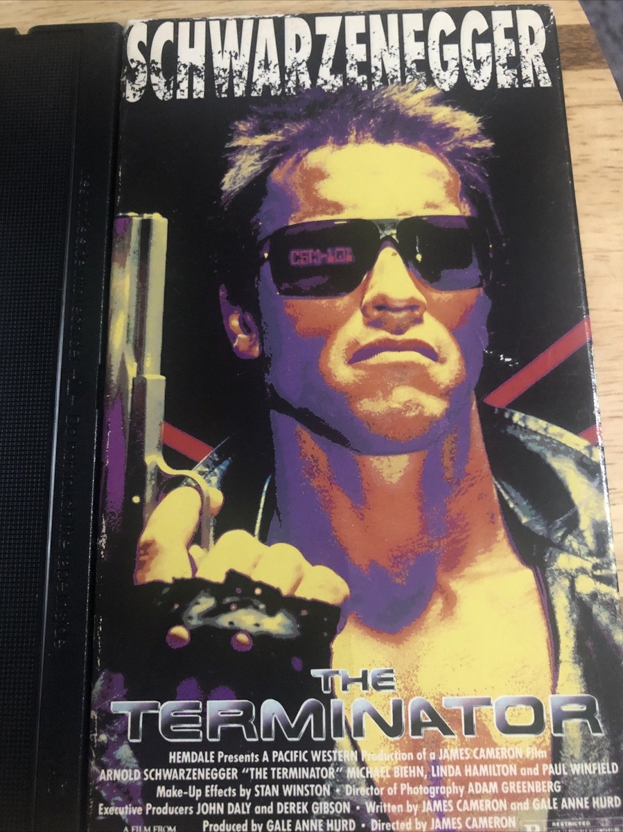 The Terminator (VHS, 1991) VTG Vhs Hemdale A Major Independent At The 