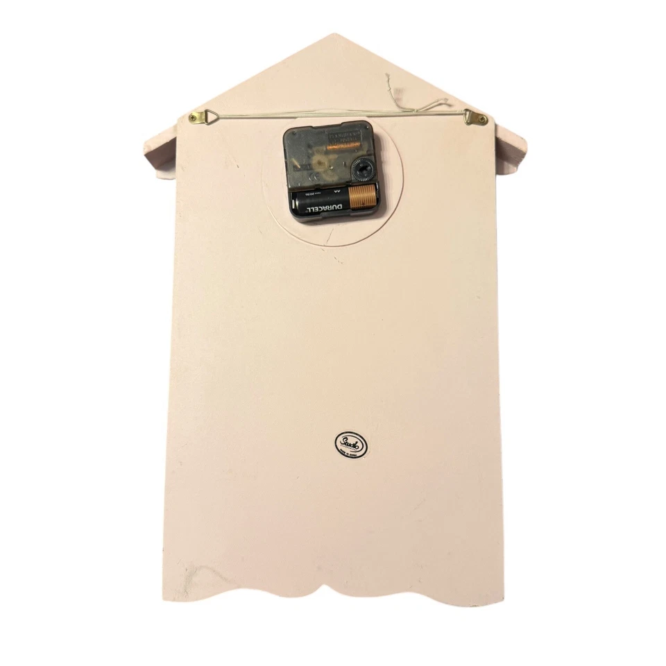 Reloj de Pared Vintage Bebé Niña Arte Decoración Ganchos Estante Guardería Hija Decoración Foto 3 de 4