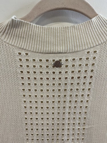 CALIA KLEID DAMEN GRÖSSE SMALL CREMEFARBEN GEHÄKELT BADEANZUG COVERUP CARRIE UNDERWOOD - Bild 6 von 9