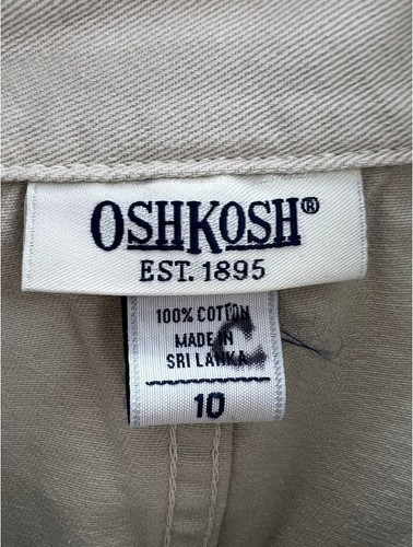 Childrens Girls Oshkosh B'Gosh Jacket Size 10 Khaki Floral Button Up - Picture 5 of 11