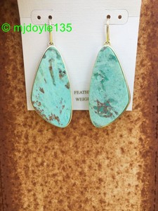 Kendra Scott Mckenna Gold Drop Earrings In Sea Green ...