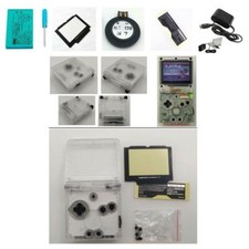 NEW GBA SP Game Boy Advance SP Replacement Housing Shell Transparent Clear USA 