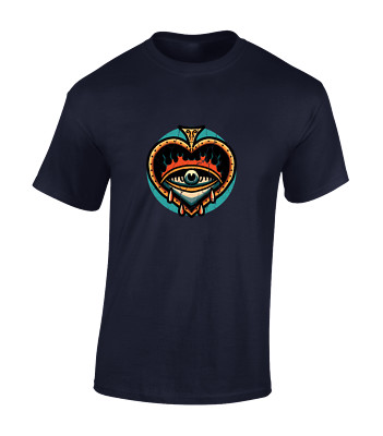 SPADE EYE TATTOO HERREN T-SHIRT COOL RETRO VINTAGE DESIGN ALL SEEING EYE TOP