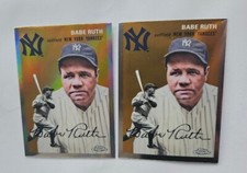 2023 Babe Ruth Topps Chrome Platinum Anniversary Refractor PLUS Base Yankees