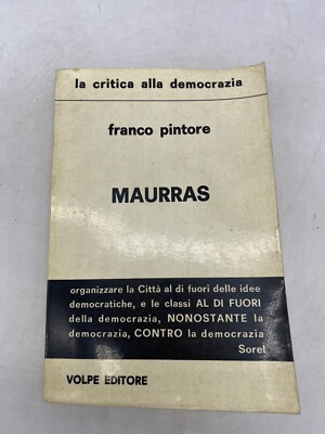 FRANCO MALER - MAURRAS - FUCHS VERLAG