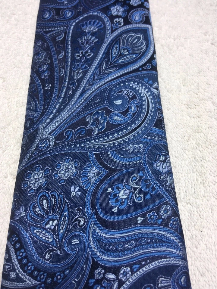 STAFFORD CORBATA HOMBRE NEGRO AZUL Y GRIS 3,25 X 60 Foto 3 de 4