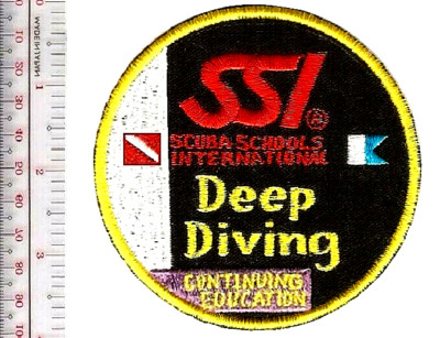 SCUBA Diving Scuba Schools International SSI Deep Diving Patch  NO TARIFF